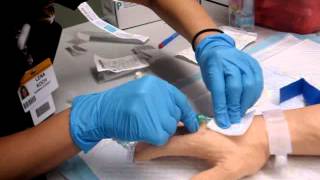 IV Catheter Insertion Nursing Skills Video [upl. by Nylecyoj]