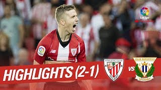 Resumen de Athletic Club vs CD Leganés 21 [upl. by Lokkin]