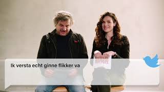 Tweets voorlezen met Frank Lammers amp Anna Drijver  Undercover  Netflix [upl. by Colson]