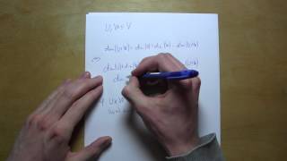 Lineare Algebra Dimensionsformel mit Beweis [upl. by Gotcher]