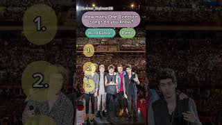 How many One Direction songs do you know Hard Edition onedirection boyband music quiz fyp [upl. by Asirac]