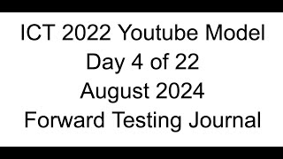 Forward Testing  Day 4 of 22  2022 Youtube Model [upl. by Ramonda351]