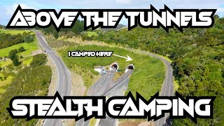 STEALTH CAMPING Above the MOTORWAY Tunnels  Stealth Camping Alliance Challenge [upl. by Swope]