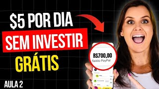 COMO GANHAR 5 DÓLARES POR DIA NA INTERNET GRÁTIS COM TAREFAS SIMPLES  SPROUTGIGS  AULA 2 [upl. by Adrianna896]