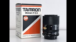 Tamron SP 90mm f25 [upl. by Ardnola449]