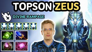 🔥 736b TOPSON ZEUS Midlane Highlights 20 KILLS 🔥 Master Tier Zeus By Topson INSANE PLAY  Dota 2 [upl. by Harmaning]