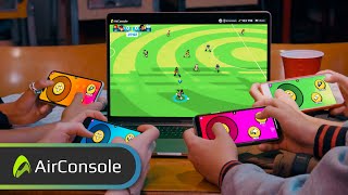 TUTORIAL Como jugar Airconsole en PC y Android TV Español [upl. by Maisey957]