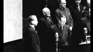 Dag Hammarskjöld sworn in as UN SecretaryGeneral 1953 [upl. by Hildebrandt281]