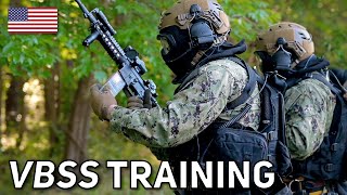 US Navy Sailors Visit Board Search amp Seizure Training  VBSS Schoolhouse [upl. by Pryce]