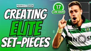 How to Create ELITE SetPieces in FM24  FM24 Tactics [upl. by Rudwik18]