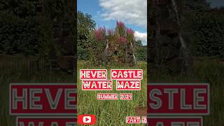 Hever Castle Water Maze castle castletour swift taylorswift londontrip londonlife londonwalk [upl. by Anitsud]