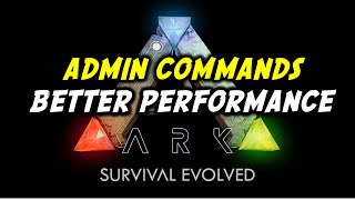 ARK Survival Evolved Admin Commands Ground Clutter Tutorial Improve the FPS of Your World [upl. by Morna385]