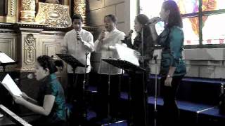 Ikaw Lamang cover by Anima Choir in a wedding at St James Parish Alabang [upl. by Lam]