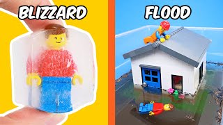 I simulated NATURAL DISASTERS in LEGO [upl. by Aicitel]