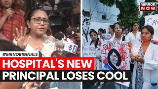 Kolkata Doctor News  If You Cant Kolkata Hospitals New Principal Loses Cool  Kolkata Case [upl. by Jennette]