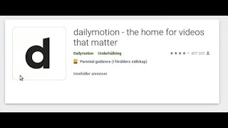 How to install Dailymotion app [upl. by Ecneitap]