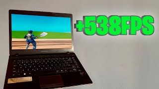 COMO JOGAR FORTNITE EM NOTEBOOK FRACO FPS BOOST  0 DELAY [upl. by Marjory]