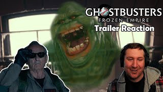 GHOSTBUSTERS FROZEN EMPIRE OFFICIAL TRAILER REACTION [upl. by Hirst]