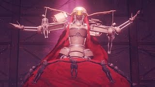 Nier Automata Boss Fight 3 Opera Singer 1080p 60fps [upl. by Dranrev507]