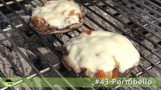 43 BBQ Portobello Champignons met Mozarella Foodbomb [upl. by Hunley420]