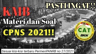 Konferensi Meja Bundar KMB  Materi dan Soal Latihan TWK CPNS 2021 [upl. by Sitnalta]