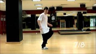 How To  Shuffle Routine in Party Rock Anthem Music Video Part 2 [upl. by Odlo]