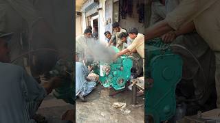 Heavy Diesel Engine Starting test engine shorts short fyp reels amazing [upl. by Immac]