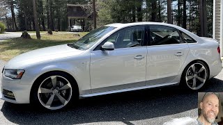 I bought a 2014 Audi A4 6 Speed w 209000 MilesPros amp Cons amp car detail [upl. by Fayina]