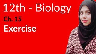 2nd Year Biology Ch 15  Homeostasis Exercise  FSc Biology Book 2 [upl. by Sandye]