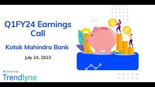 Kotak Mahindra Bank Earnings Call for Q1FY24 [upl. by Bellew]