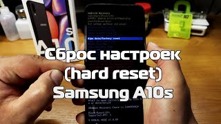 Samsung A10s hard reset сброс настроек [upl. by Illac71]