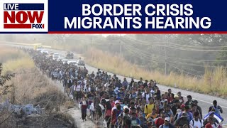 WATCH FULL Border Crisis Migrants Hearing House Homeland Security Committee [upl. by Rovit]