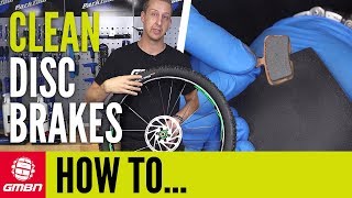 How To Clean Your Disc Brakes  Mountain Bike Maintenance [upl. by Ojyma]