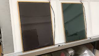 Testing electrochromic glass for automotivearchitecture Smart GlassSwitchable GlassDimming Glass [upl. by Yarahs]