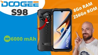 Doogee S98  incassable  étanche et de bonnes performances pas trop cher [upl. by Yentterb]