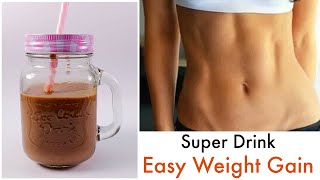 Gain Weight in 5 Days 1 Minute Weight Gain Smoothie  Healthy Fruit amp Nut Drink for All Ages [upl. by Ahsenauq]