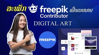 ວິທີສະໝັກ Freepik Contributor ເພື່ອຫາລາຍໄດ້ຈາກການຂາຍພາບ ຂາຍງານສີລະປະ สมัครขายภาพที่ Freepik 2024 [upl. by Peter]