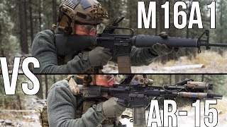 Vietnam M16A1 vs Modern AR15 [upl. by Asiaj921]