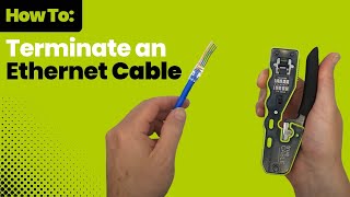 How To Terminate an Unshielded Cat66A RJ45 Plug [upl. by Llehsal777]