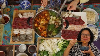 Easy Chinese Hot Pot With A Sate Broth [upl. by Backer]