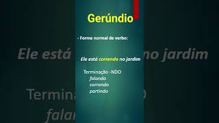 Gerúndio e Gerundismo shorts [upl. by Yllib]