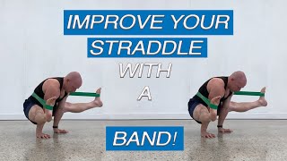 Band Training for Straddle Flexibility Stalder Press amp L Sit [upl. by Ynnob156]