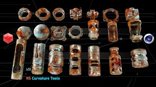 C4DRedshift  Curvature Tools [upl. by Lyrej27]