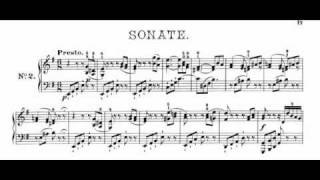 Haydn  Sonata in E minor Hob XVI34  First Movement Presto [upl. by Nerret]