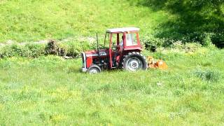 MF 235 broyeur agrimaster 1ere coupe [upl. by Annid]