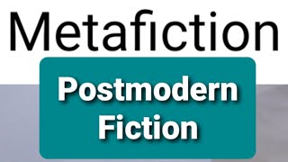 Metafiction postmodernism criticalthinking theory jaydeepchakrabarty englishliterature [upl. by Dolley858]