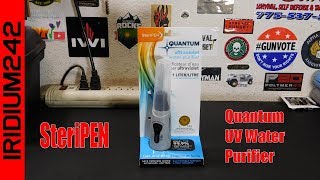 SteriPEN Quantum UV Water Purifier [upl. by Ydnem394]