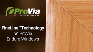 FineLine Technology Guarantees Professional Welds on ProVia Endure Windows Patio Doors [upl. by Dara]