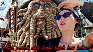 Vlog gila yg melompat dari langit dan menari di kapal bajak laut 4 [upl. by Sharai]