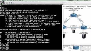 Fall 2015  CTS265840 Week 7  10122015  Lab 52  IP SLAPath Control NetAcad [upl. by Ecirtemed65]